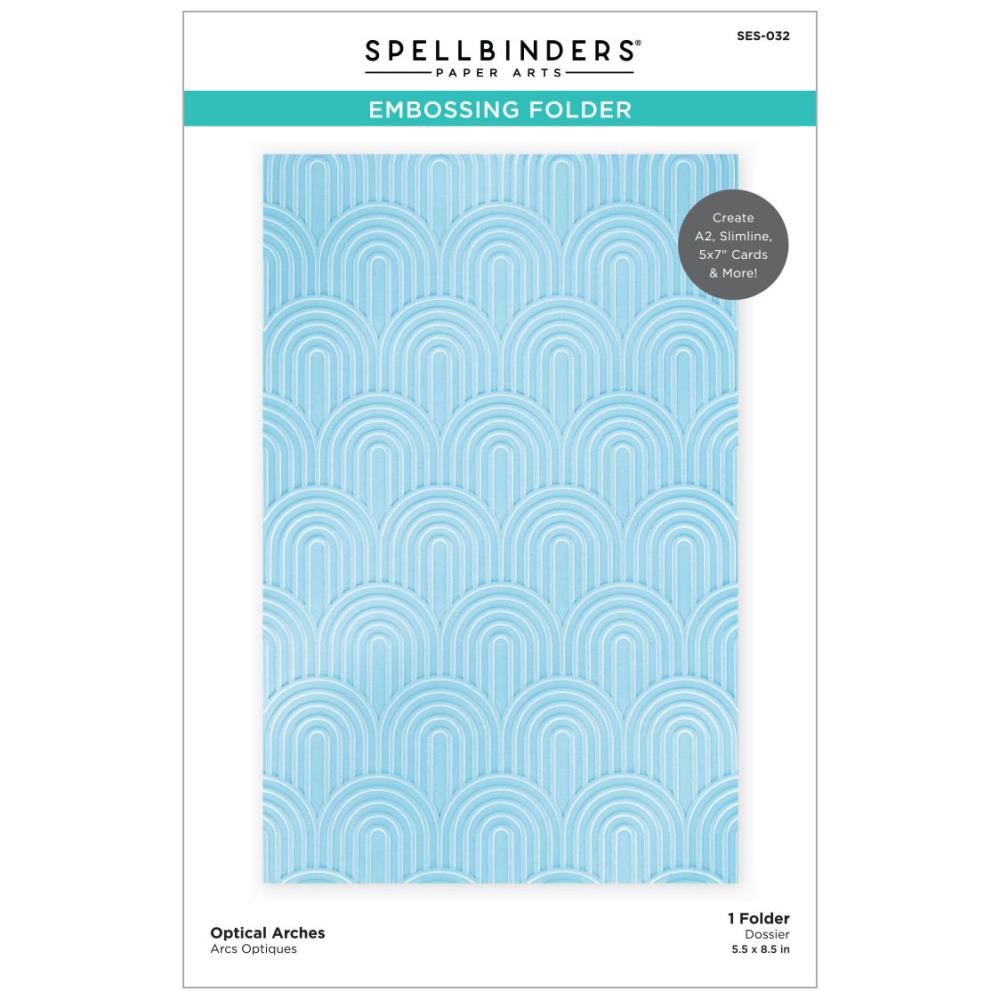 Optical Arches Be Bold Embossing Folder