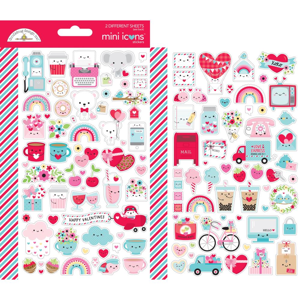 Lots of Love Mini Icon Stickers