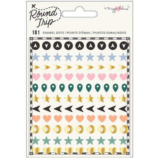 Round Trip Enamel Dots