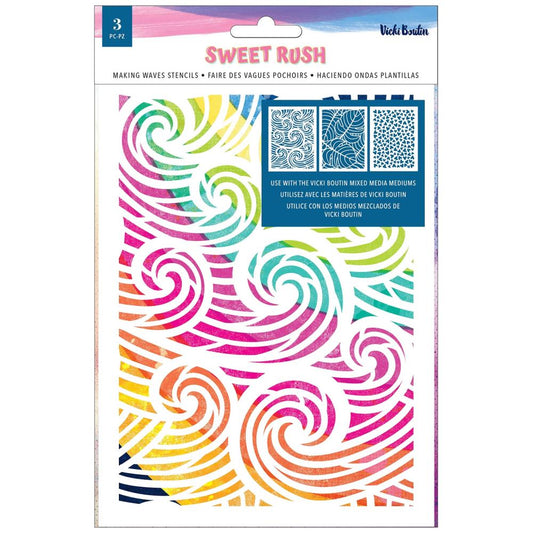 Sweet Rush Making Waves Stencils