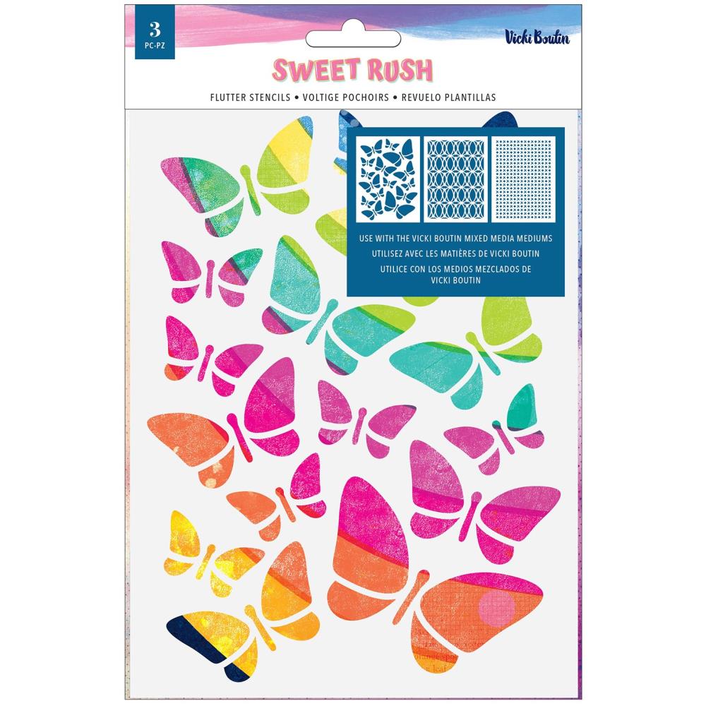 Sweet Rush Flutter Stencils