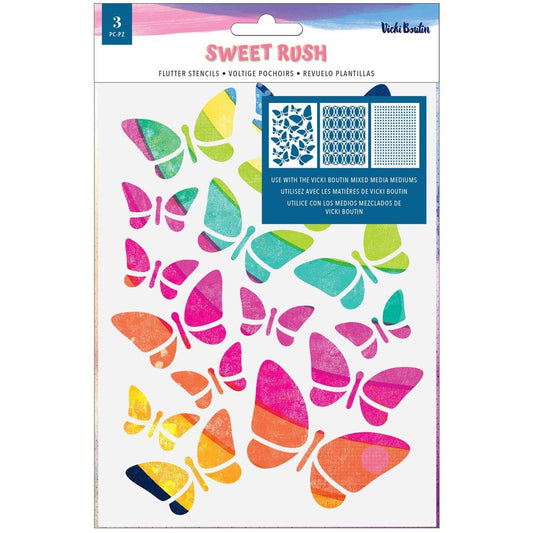 Sweet Rush Flutter Stencils