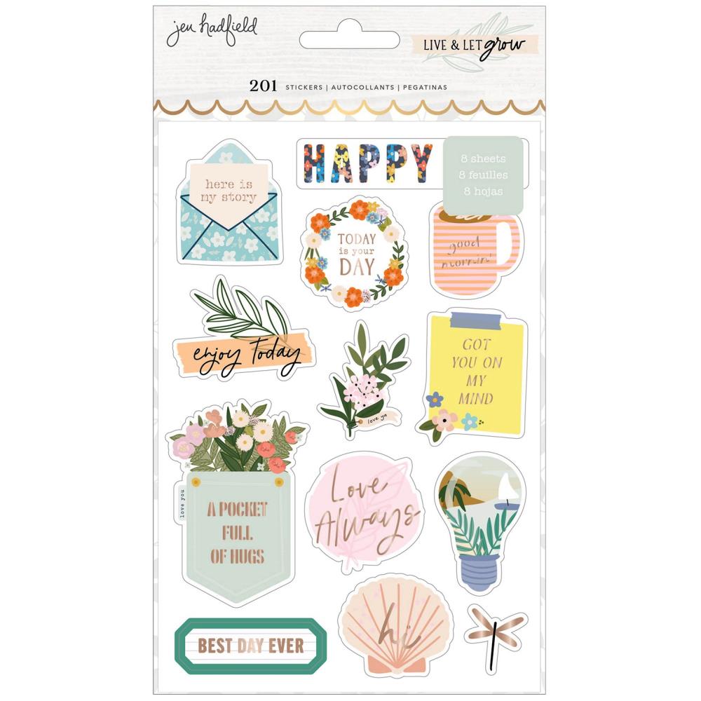 Live & Let Grow Sticker Book