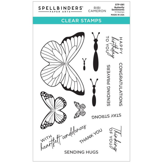 Butterfly Sentiments Stamp Set