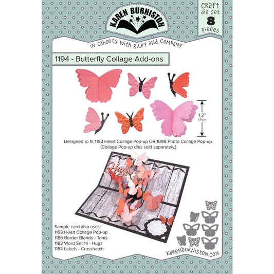 Butterfly Collage Add-Ons Dies