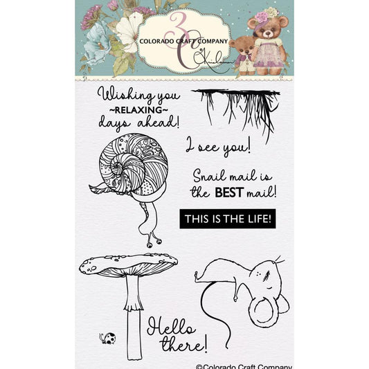 This is the Life Toadstool Stamp Set