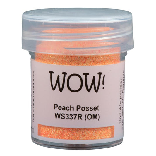 Embossing Glitter Peach Posset