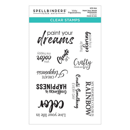 Paint Your World Sentiments Stamp Set