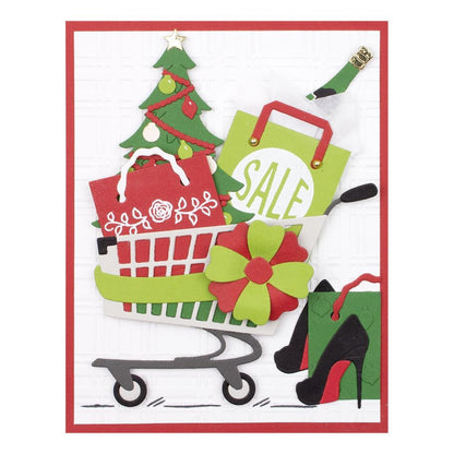 Shopping Cart Holiday & Presents Dies