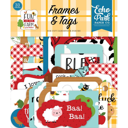 Fun on the Farm Frames & Tags Ephemera