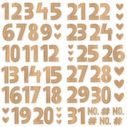 Hearth & Holiday Numbers Stickers