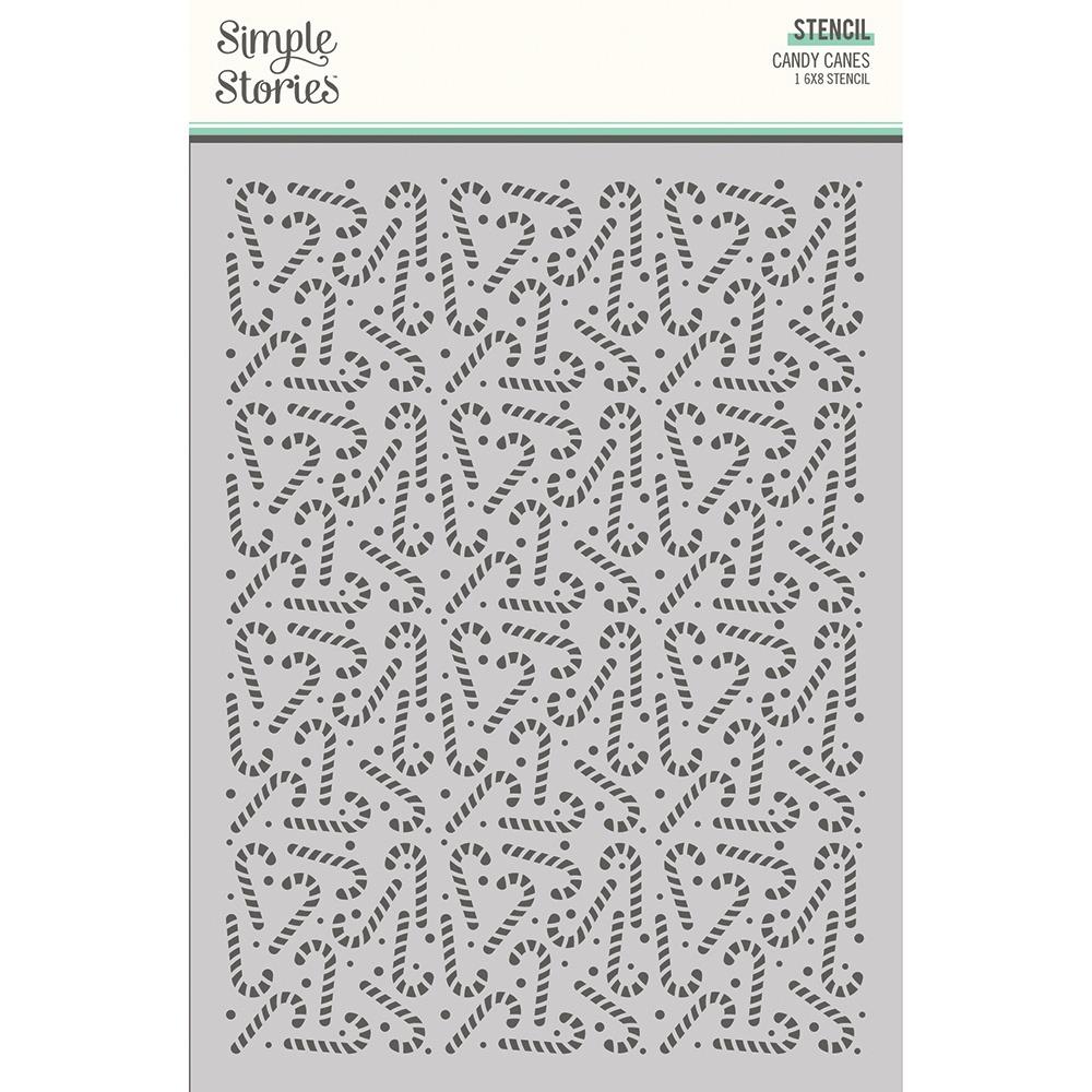 Candy Canes Mix & A-Mingle Stencil