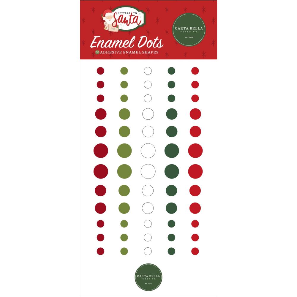 Letters to Santa Enamel Dots