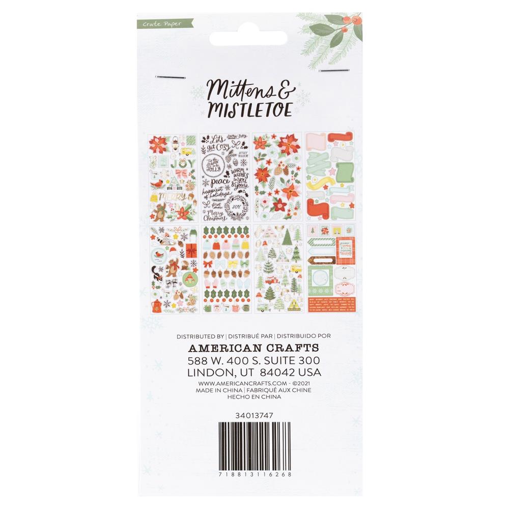 Mittens & Mistletoe Sticker Book