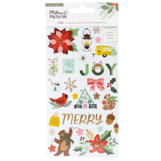 Mittens & Mistletoe Sticker Book