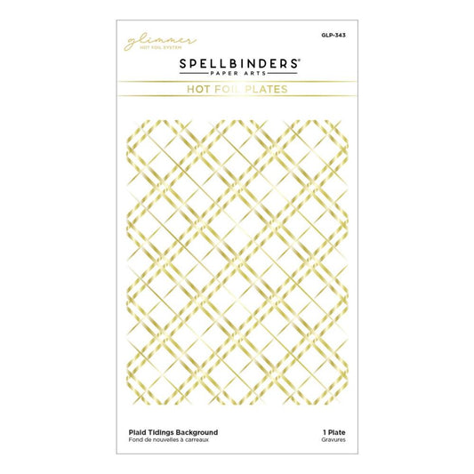 Plaid Tidings Hot Foil Plate