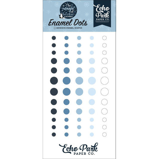 The Magic of Winter Enamel Dots