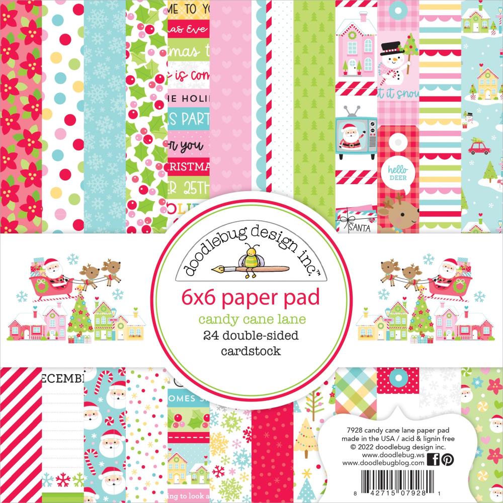 Candy Cane Lane 6x6 Paper Pad