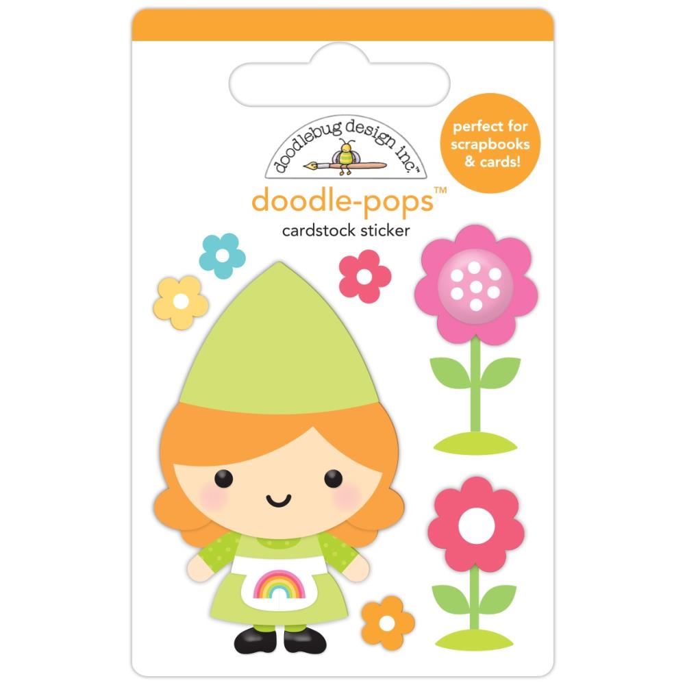 Over The Rainbow Garden Gnome Doodle Pops