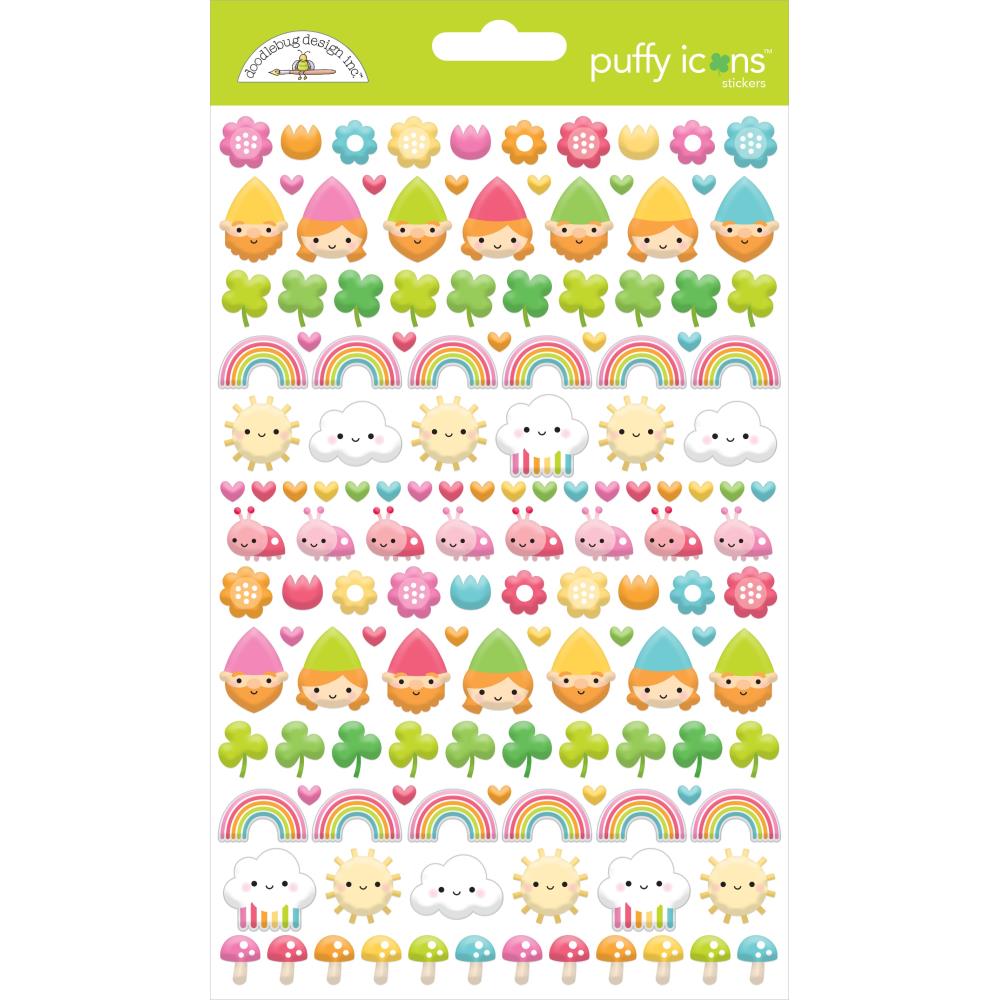 Over The Rainbow Puffy Icons Stickers