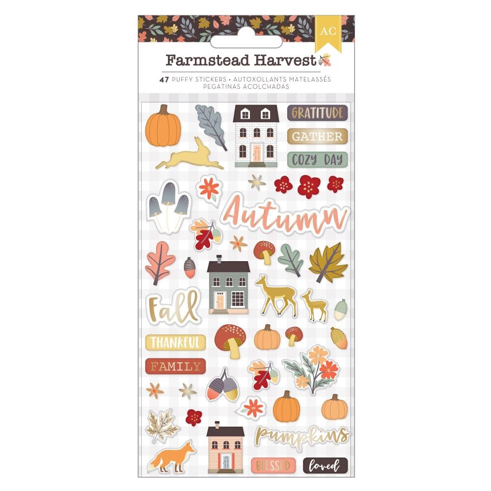 Farmstead Harvest Icon Puffy Stickers