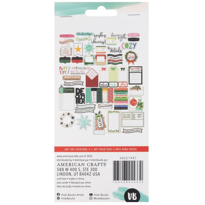 Peppermint Kisses Journaling Ephemera