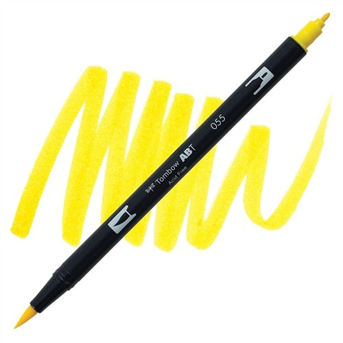 Dual Brush Marker 055 Process Yellow – Butterfly Reflections, Ink.