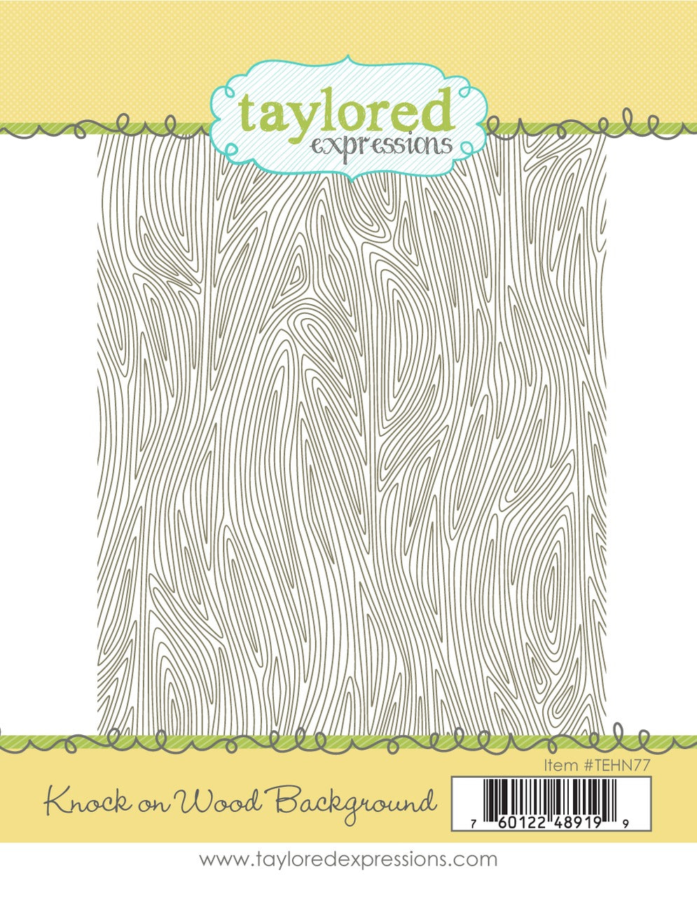 Knock On Wood Background Stamp