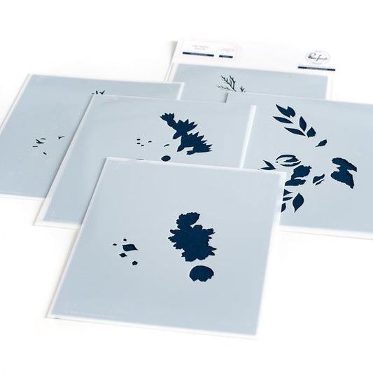 Infinite Blooms Layering Stencil Set