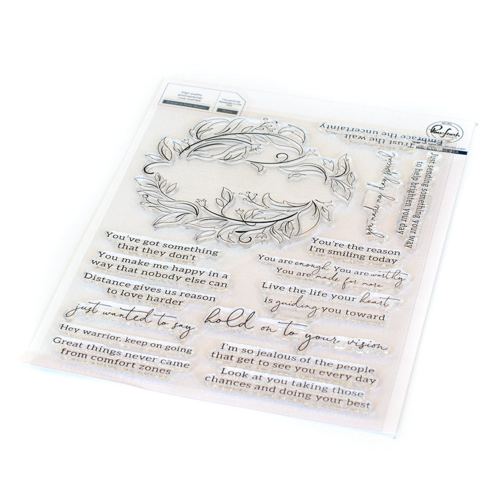 Reason To Smile Wreath Stamp Set