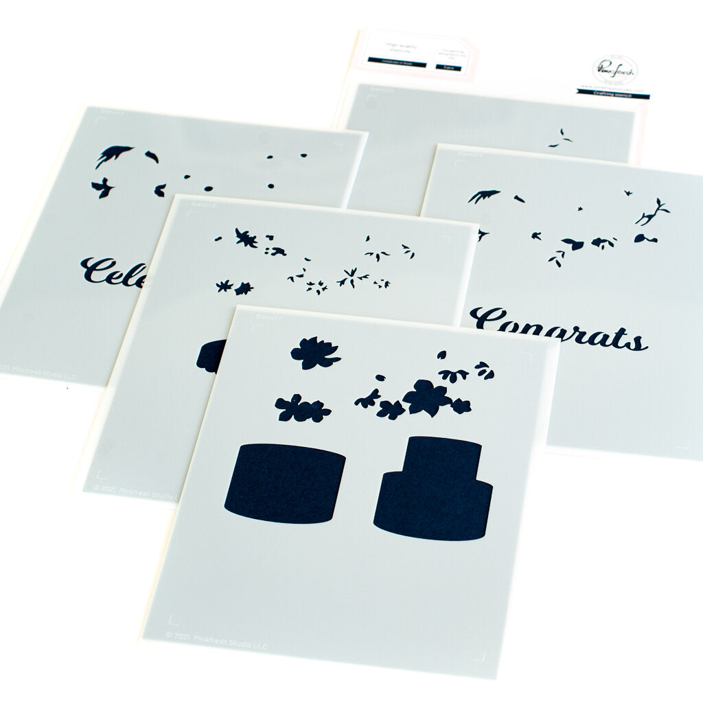 Celebrate in Style Layering Stencils