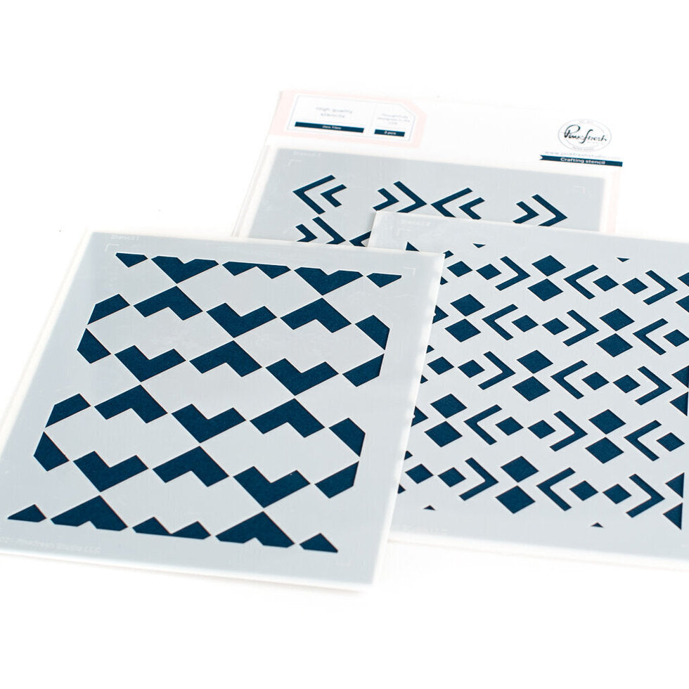 Geo Tiles Layering Stencil