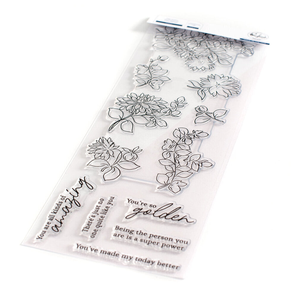 Dahlia Washi Stamp Set