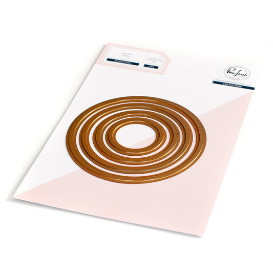 Nested Circles Hot Foil Plate