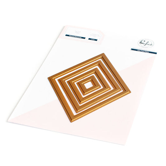Nested Diamonds Hot Foil Plate