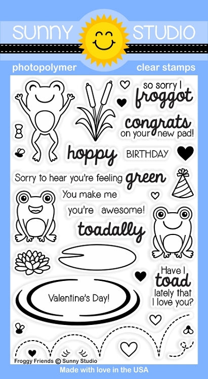 Froggy Friends Stamp Set