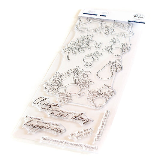 Pears & Pomegranates Stamp Set