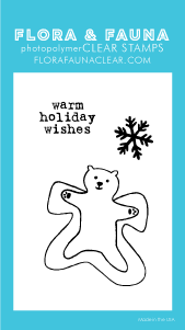 Mini Polar Snow Angel Stamp Set