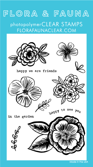 Pencil Flowers Stamp Set