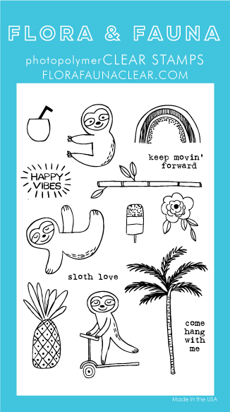 Summer Sloth Stamp Set