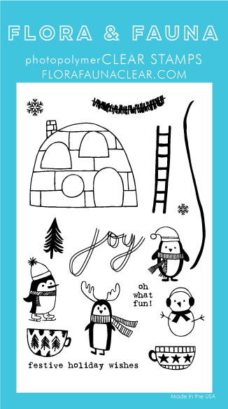 Winter Penguin Party Stamp Set