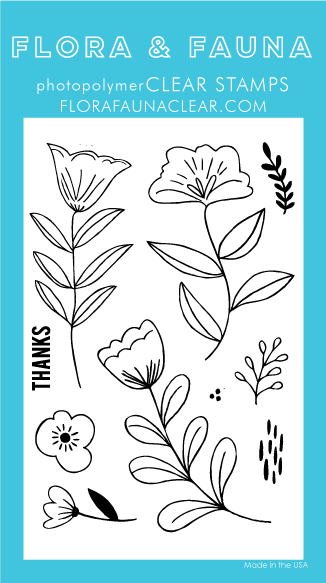 Oversized Flower Garden Stamp Set