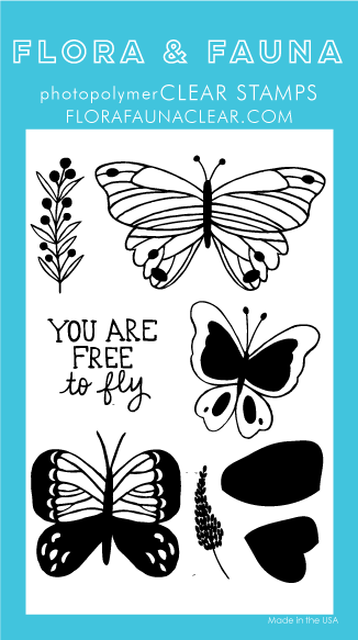 Free to Fly Butterfly Stamp Set