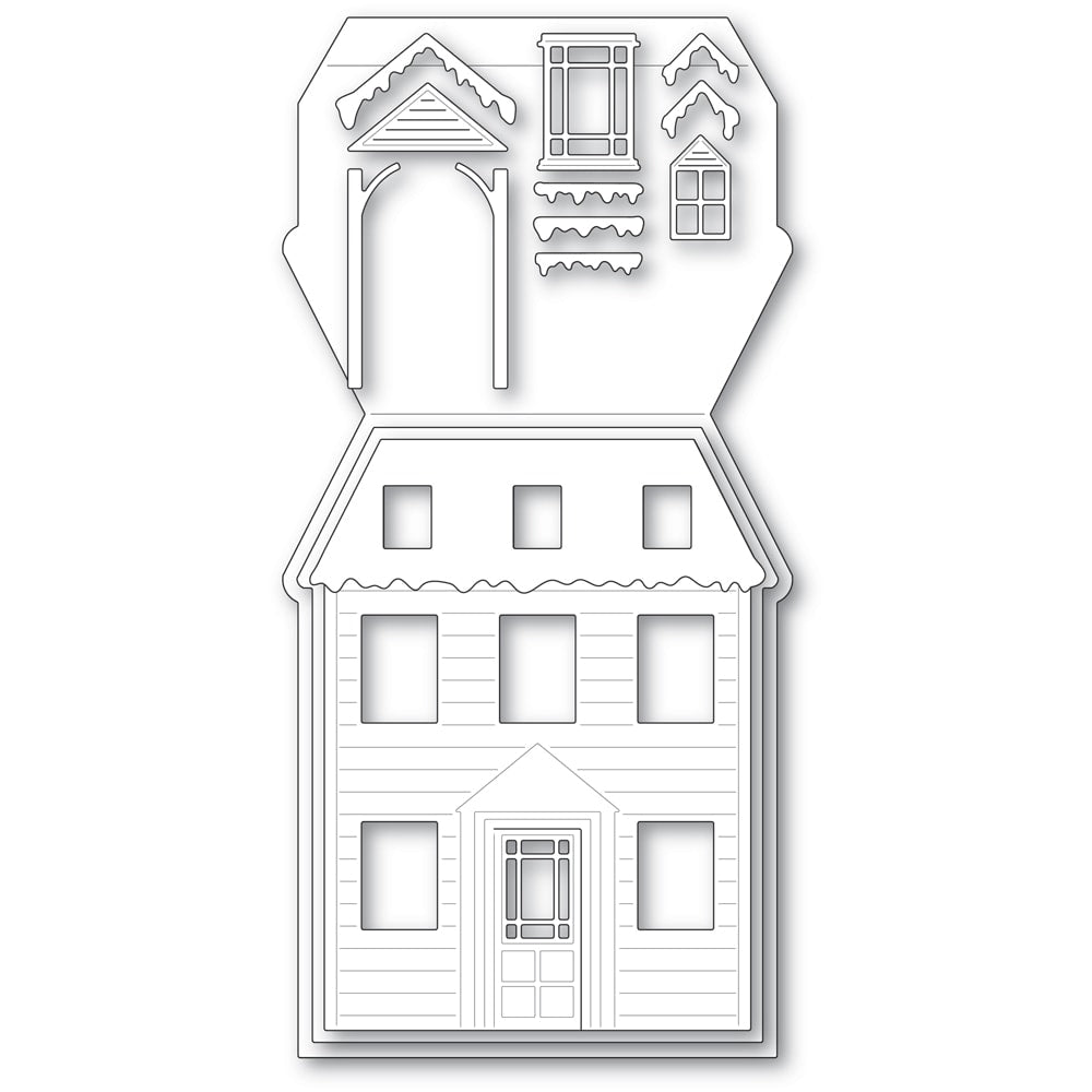 Winter House Pop Up Easel Set Die