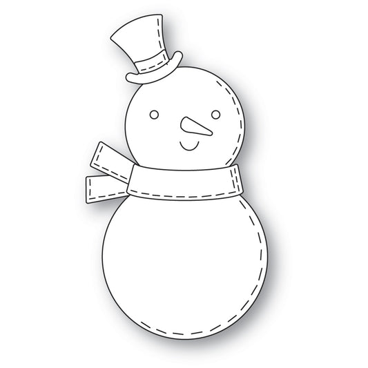 Whittle Friendly Snowman Die