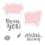 Brave You Stamp & Die Set