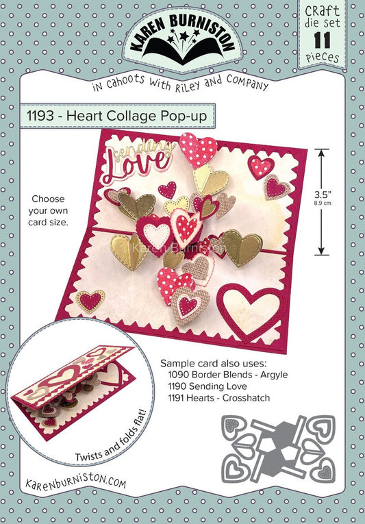 Heart Collage Pop-up Dies