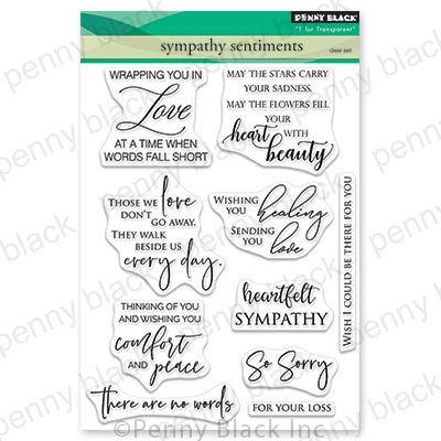 Sympathy Sentiments Stamp Set
