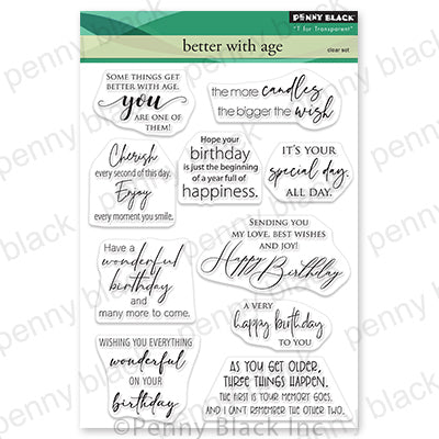 Better With Age Stamp Set