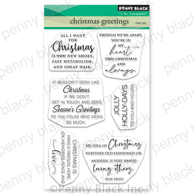 Christmas Greetings Stamp Set